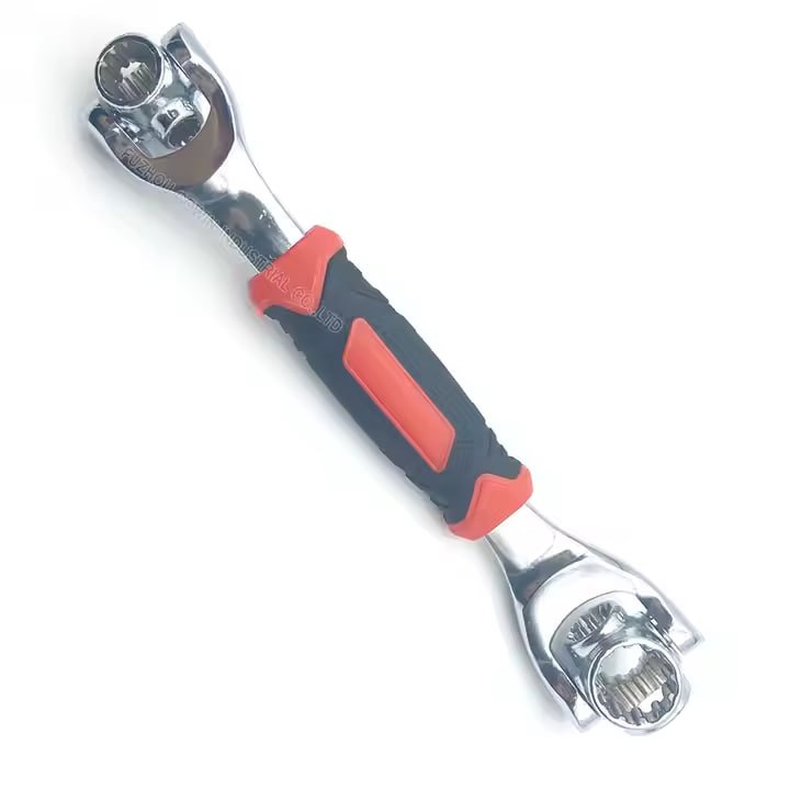 48 In 1 Tools Socket, Multifunction Universal Wrench, 360 Degree Revolving Spanner, Works with Spline Bolts,Torx, Square Damaged Bolts and Any Size Standard or Metric