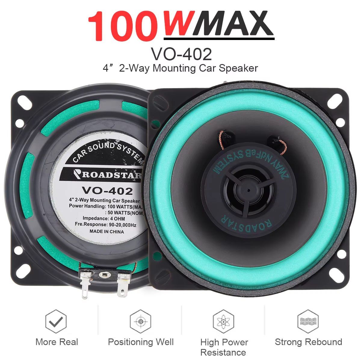 1pc 5 Inch Car Speakers Universal HiFi Coaxial Subwoofer Car Audio Music Stereo Full Range Speakers for Car Auto Speaker