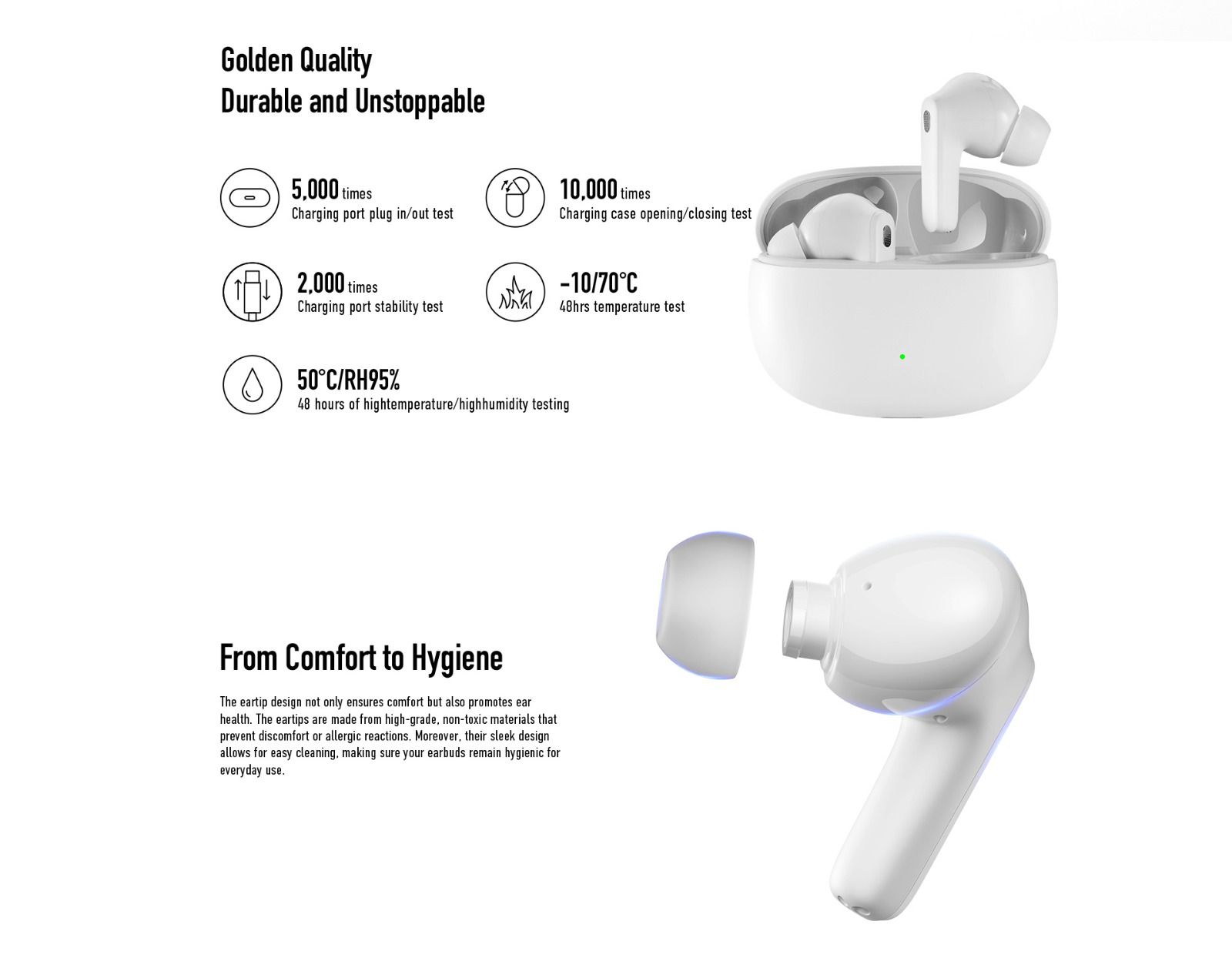 Itel Buds Ace ENC super bass wireless / Bluetooth earbuds
