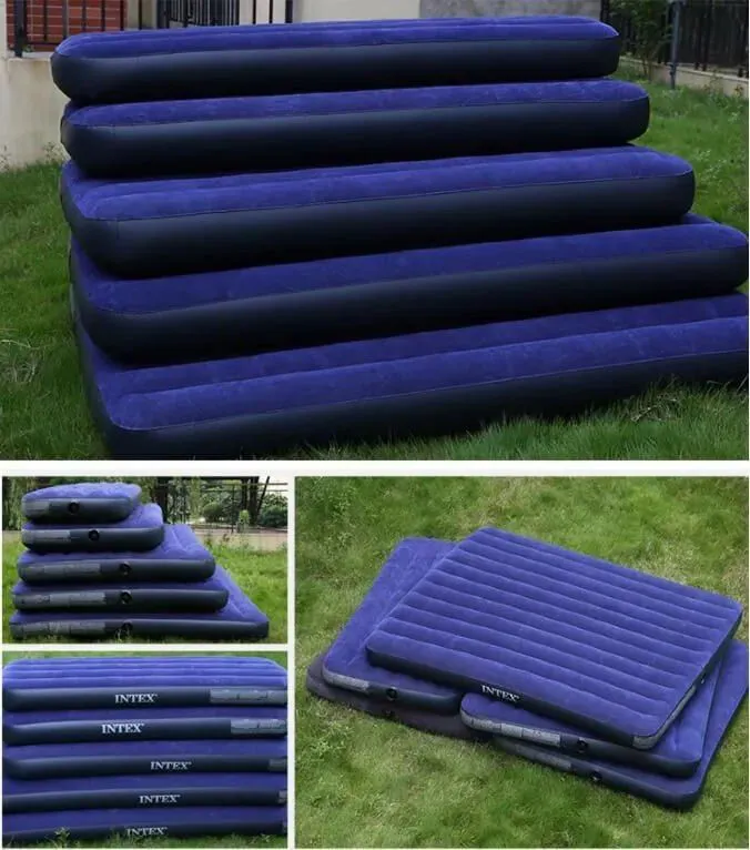 Premium Portable INTEX Air bed & Air Mattress with Free Electric Pump