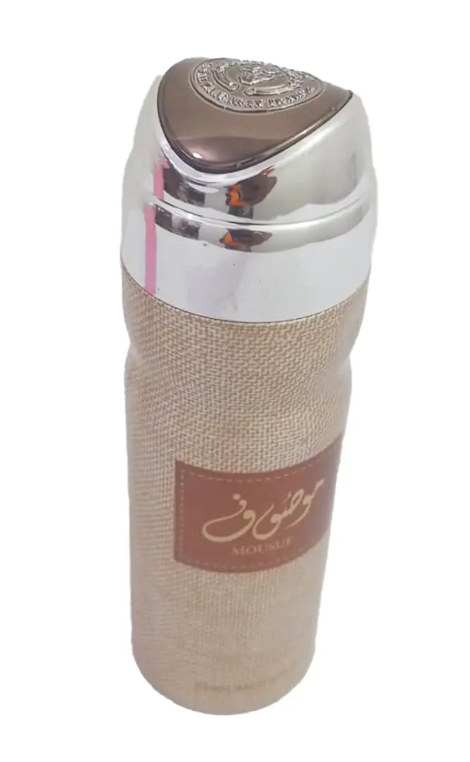 Mousuf Arabic Perfume Deodrant Body Spray 200ml by Ard Al Zaafaran Original Brown Mousuf Men,Women Unisex Body Spray.
