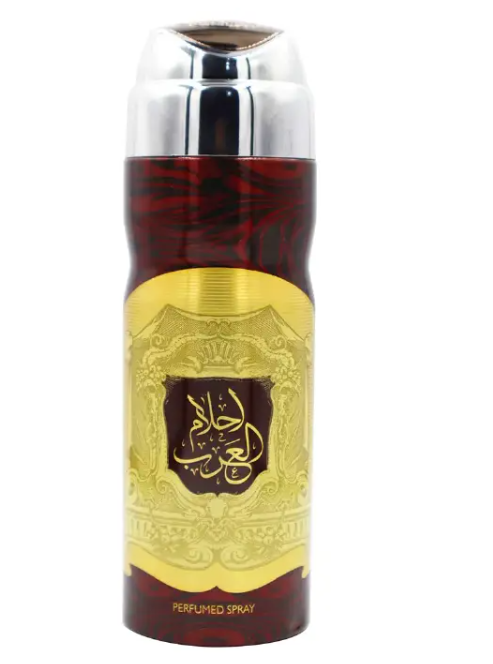 Ahlam Al Arab Body Deodorant 200 ml Gentle Fragrance by Ard Al Zaafaran Suitable for Men Perfumed Body Spray