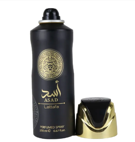 Asad Lattafa Perfumed Spray 200ml Body Deo Spray For Men Arabian Fragrance Long Lasting Lattafa Asad Body Spray