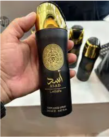 Asad Lattafa Perfumed Spray 200ml Body Deo Spray For Men Arabian Fragrance Long Lasting Lattafa Asad Body Spray