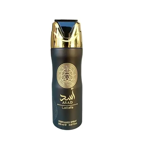 Asad Lattafa Perfumed Spray 200ml Body Deo Spray For Men Arabian Fragrance Long Lasting Lattafa Asad Body Spray