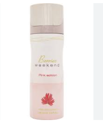 Berries Weekend Pink Edition women  body spray 200ml long lasting fragrance