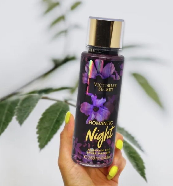 Victoria's Secret Romantic Night Fragrance Mist 250ml From Victoria's Secret Romantic Night Perfumed Body Splash for Evening Wear and Romantic Occasions