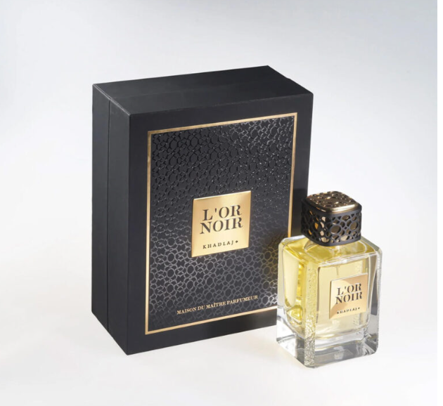 Khadlaj Maison L'or Noir Eau De Parfum Spray, 3.4 Ounce, 100ml EDP perfume unisex long lasting fragrance