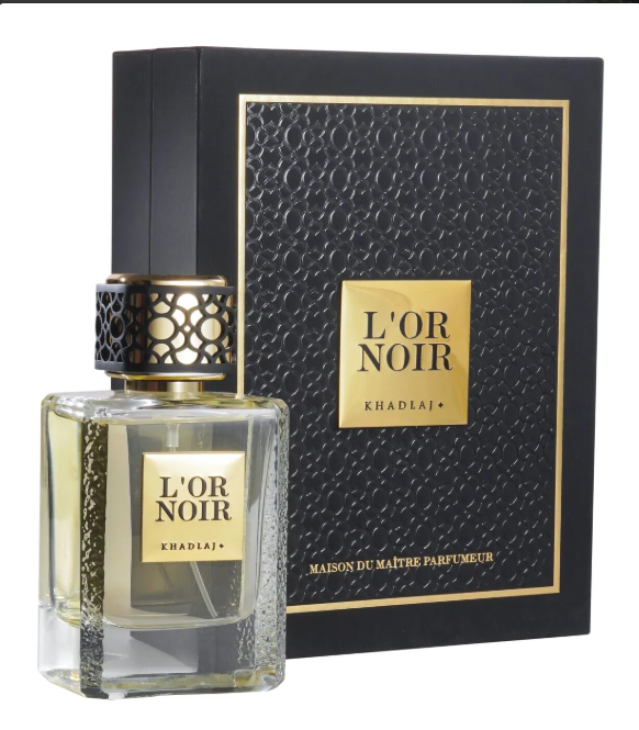 Khadlaj Maison L'or Noir Eau De Parfum Spray, 3.4 Ounce, 100ml EDP perfume unisex long lasting fragrance