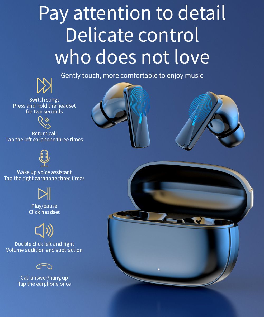 New Arrival Wireless Earphone Mate 50 Earphones Bluetooth Headphones Blutooth ANC+ENC Intelligent Noise Reduction Gamer Headset