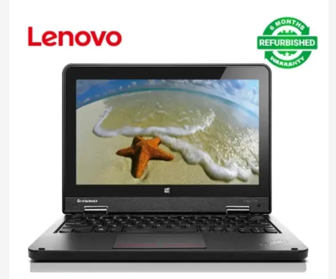 (SPECIAL OFFER) LENOVO YOGA 11E 4GB RAM 128GB SSD 2 IN 1 TOUCHSCREEN X360 LAPTOP REFURBISHED LAPTOP , BLACK , 12" INCH , INSTALLED WINDOWS 10 PRO AND FREE MOUSE