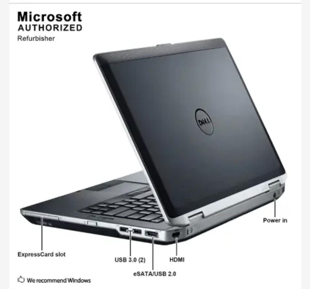 (SPECIAL OFFER) REFURBISHED DELL LATITUDE 6420 LAPTOP CORE INTEL I5 4GBRAM 500GB HDD 14 INCH , INSTALLED WINDOWS 10 PRO