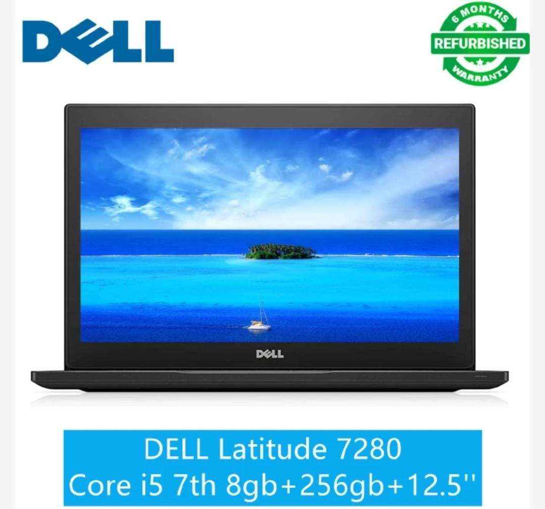 (SPECIAL OFFER) REFURBISHED LAPTOP DELL LATITUDE 7280 CORE I5 8GB RAM 256GB SSD STORAGE ,7TH GENERATION, INSTALLED WINDOWS 10 PRO