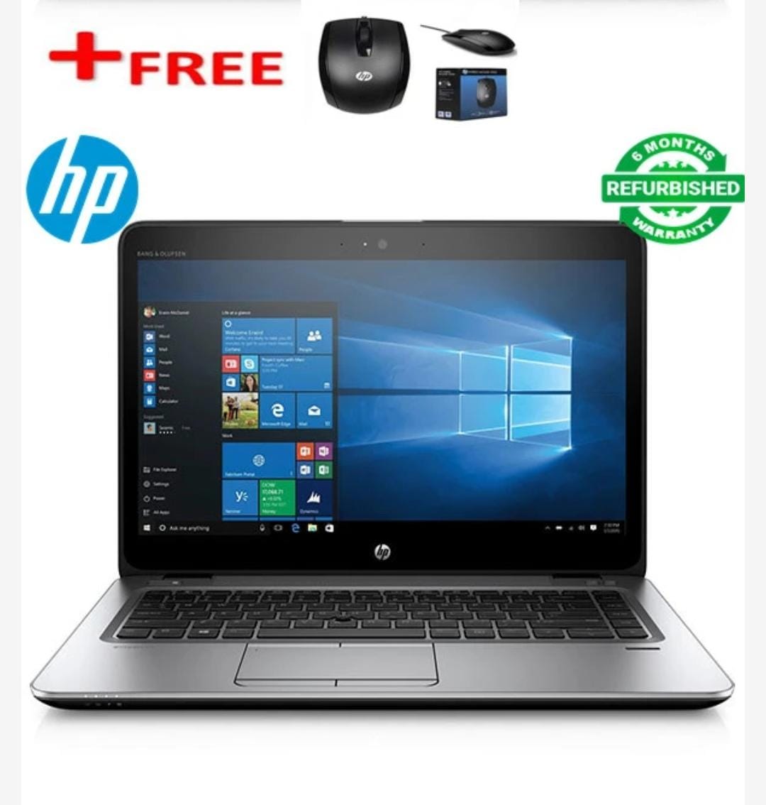 [Core i7+8gb+256gb+14''] Refurbished Hp Elitebook 840 G3 Laptop Intel Core i7 6th Gen 8GB 256GB SSD 14" Backlit Keyboard Notebook Laptop Computer Windows 11 Of