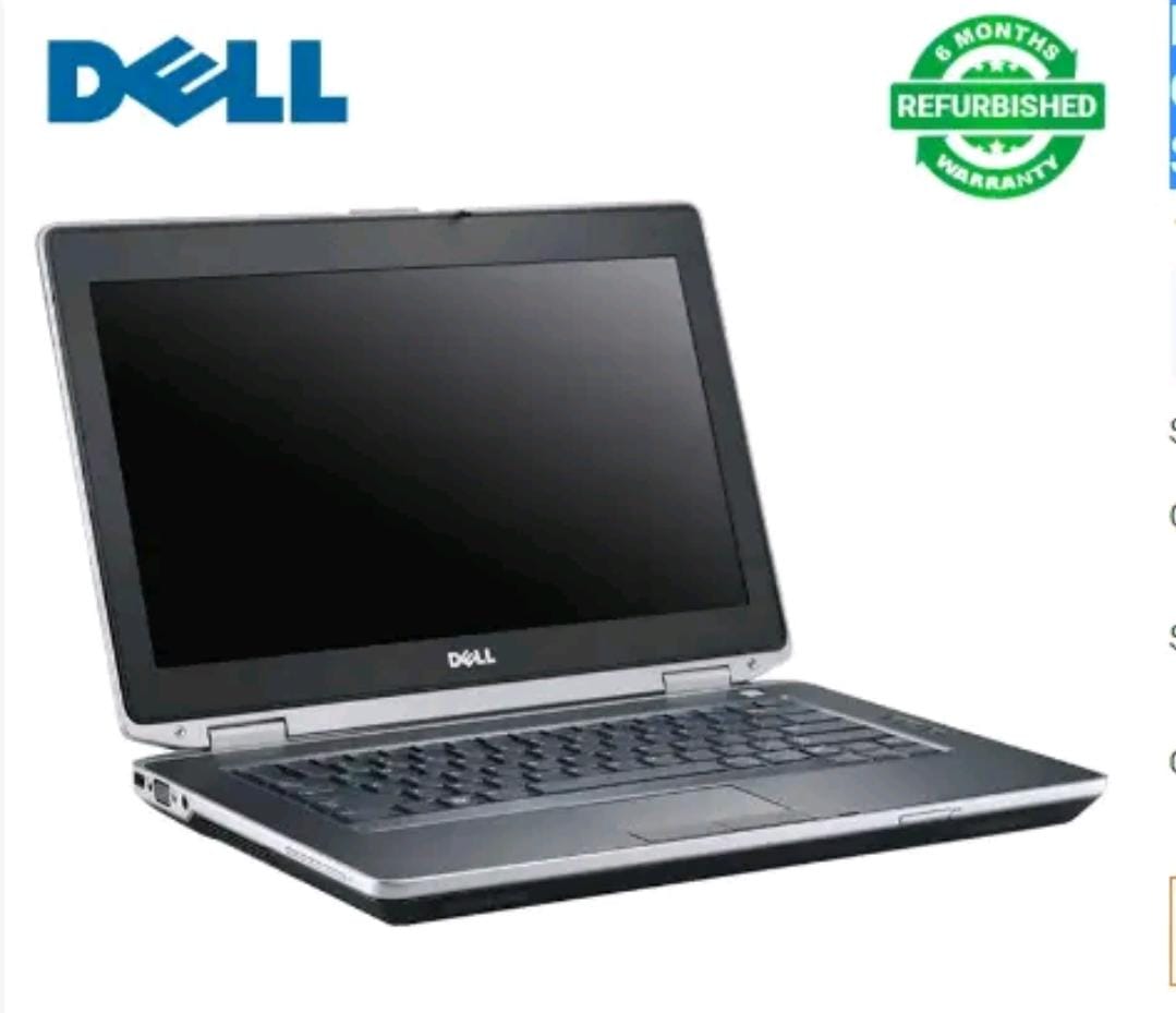 (CHRISTMAS OFFER) REFURBISHED DELL LATITUDE 6330 LAPTOP CORE INTEL I5 4 GBRAM 500GB HDD 6 MONTHS WARRANTY 14 INCH , INSTALLED WINDOWS 10 PRO