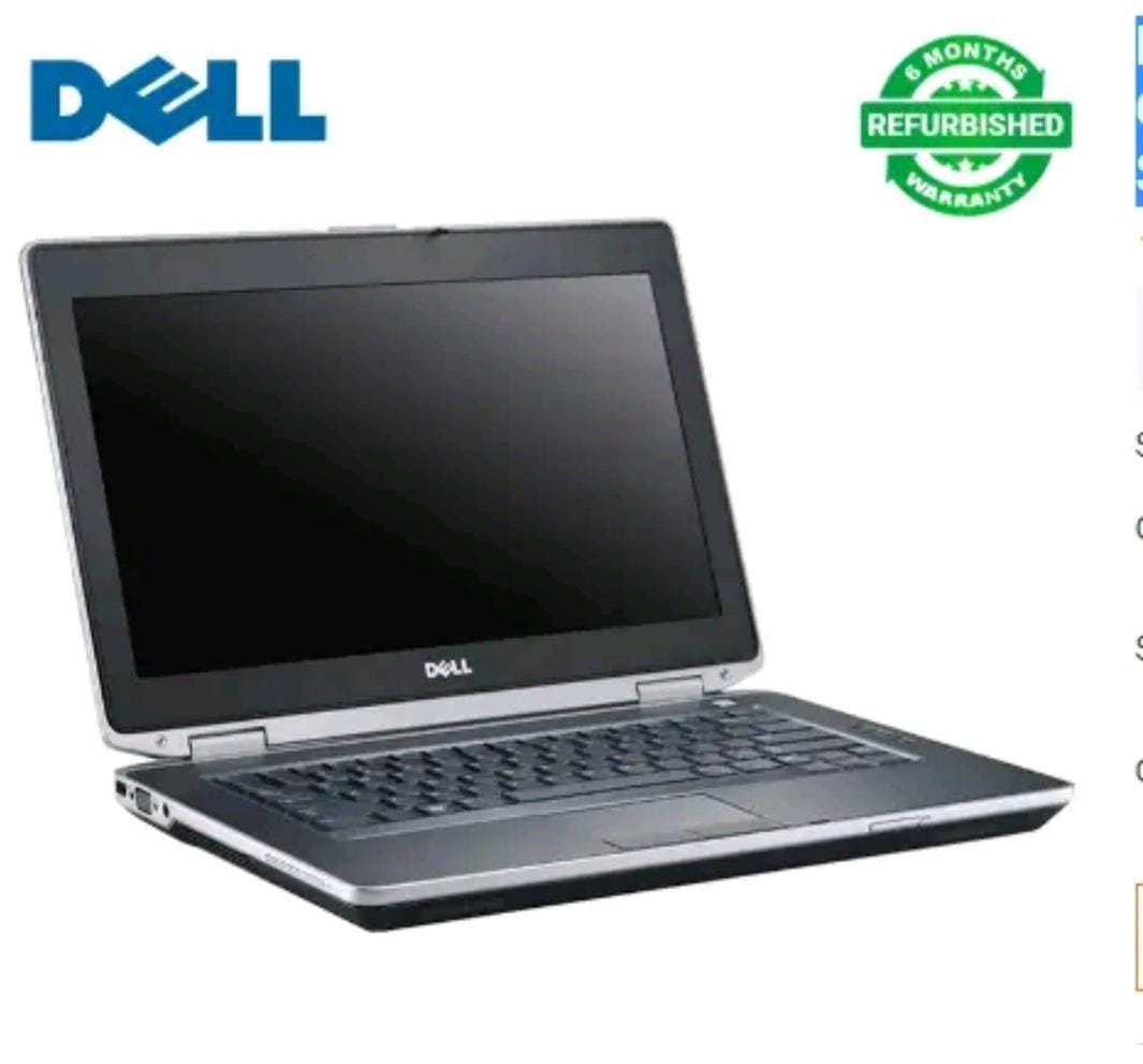 (CHRISTMAS OFFER) REFURBISHED DELL LATITUDE 6330 LAPTOP CORE INTEL I5 4 GBRAM 500GB HDD 6 MONTHS WARRANTY 14 INCH , INSTALLED WINDOWS 10 PRO