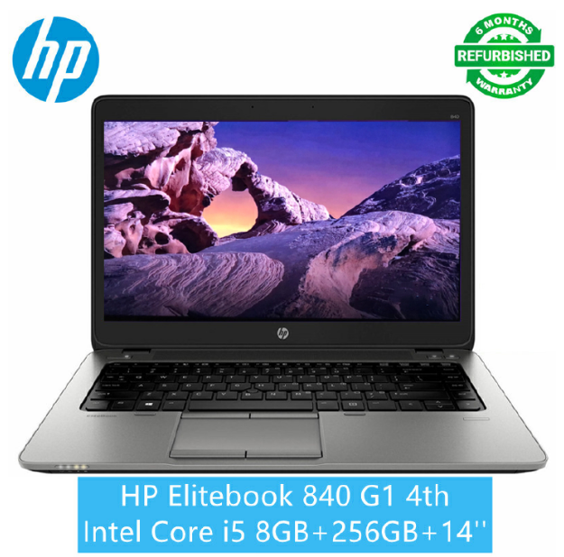 (ANNIVERSARY OFFER) HP ELITEBOOK 840 G1 Laptop Intel Core i5 8GB RAM / 500GB HDD ROM Refurbished  14'' Inch Windows 10 Notebook Laptops Computer