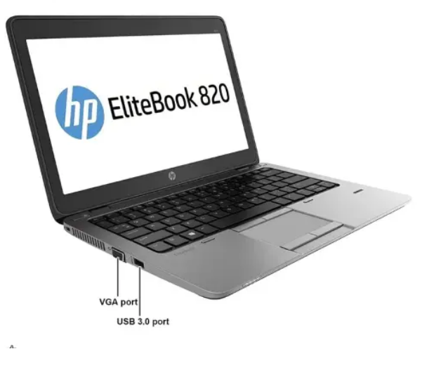 (ON OFFER +FREE MOUSE) HP ELITEBOOK 820 G2 Core i7 8GB RAM / 500GB HDD Refurbished LAPTOP  5TH GEN 6 Months Warranty Laptop Computer Notebook Black 12.5” Inches