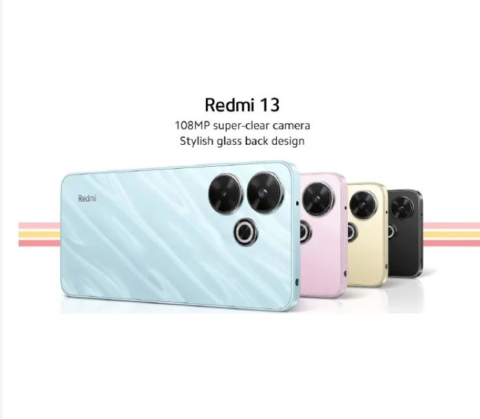 [New Arrival] XIAOMI Redmi 13 6GB+128GB 6.79" 90Hz Display 108MP Camera MTK Helio G91 Ultra 5030mAh Battery 33W Charge IP53 Dust/Water Resistant Android Smart Phones FingerPrint Unlock