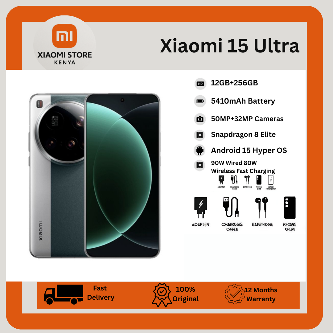 [New Arrival] Xiaomi 15 Ultra 16GB+512GB 6.73" 120Hz LTPO AMOLED Display 50MP+50MP+200MP+32MP Cameras Snapdragon 8 Elite 5410mAh Battery 90W Wired 80W Wireless Ultrasonic Fingerprint Smart Phone