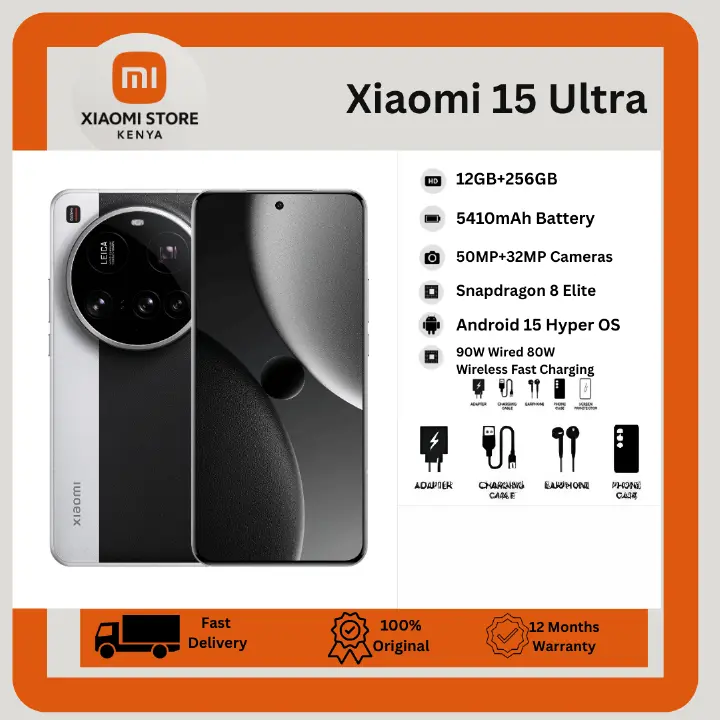 [New Arrival] Xiaomi 15 Ultra 16GB+512GB 6.73" 120Hz LTPO AMOLED Display 50MP+50MP+200MP+32MP Cameras Snapdragon 8 Elite 5410mAh Battery 90W Wired 80W Wireless Ultrasonic Fingerprint Smart Phone
