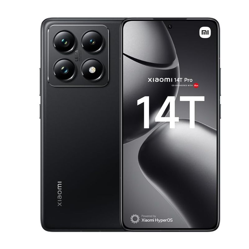Xiaomi 14T Pro 5G 512GB+12GB 6.67" 144Hz HDR10+ AMOLED Display Corning Gorilla Glass Glass 5 50MP Camera 5000mAh Battery 120W Super Fast Charging MTK Dimensity 9300+