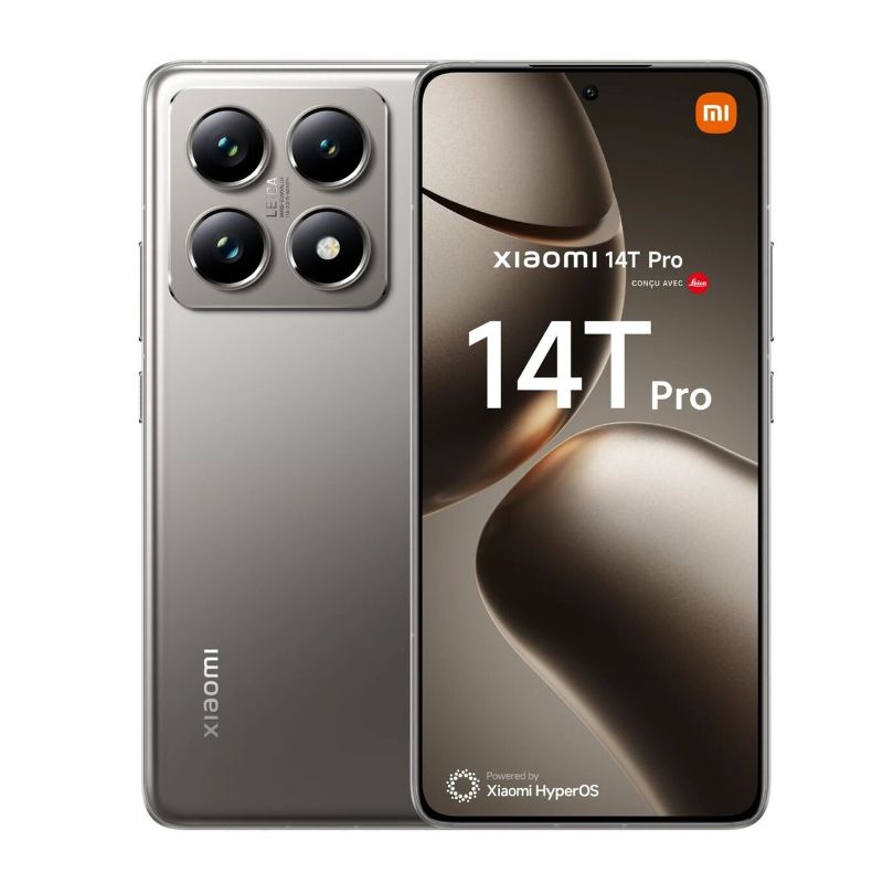 Xiaomi 14T Pro 5G 512GB+12GB 6.67" 144Hz HDR10+ AMOLED Display Corning Gorilla Glass Glass 5 50MP Camera 5000mAh Battery 120W Super Fast Charging MTK Dimensity 9300+