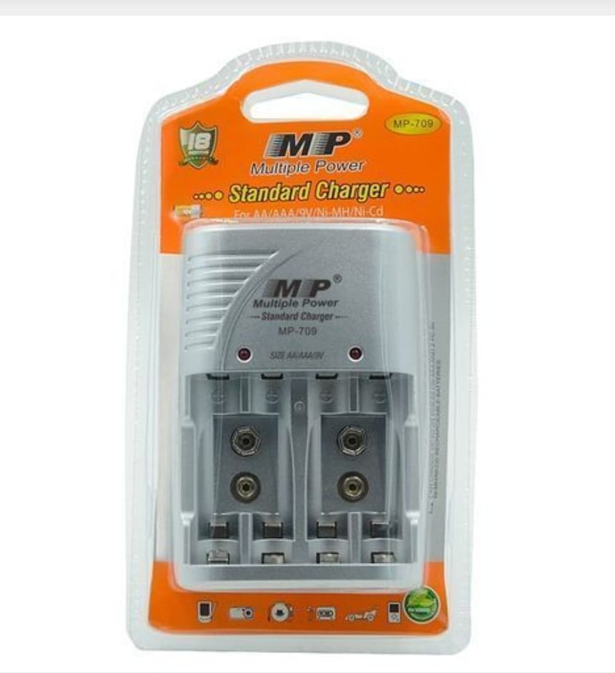 Multiple Power AA AAA 9V Battery Standard Charger Ni-mh Ni-cd 220V