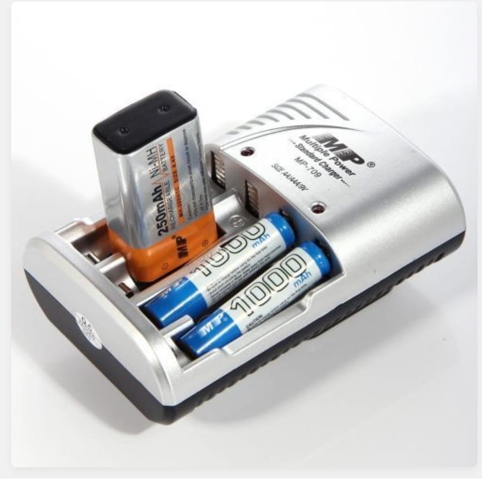 Multiple Power AA AAA 9V Battery Standard Charger Ni-mh Ni-cd 220V