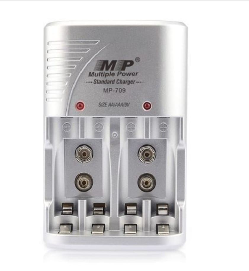 Multiple Power AA AAA 9V Battery Standard Charger Ni-mh Ni-cd 220V