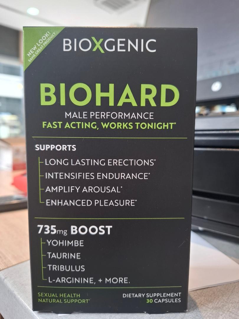 BioXgenic BioHard Male Performance Booster, 30
