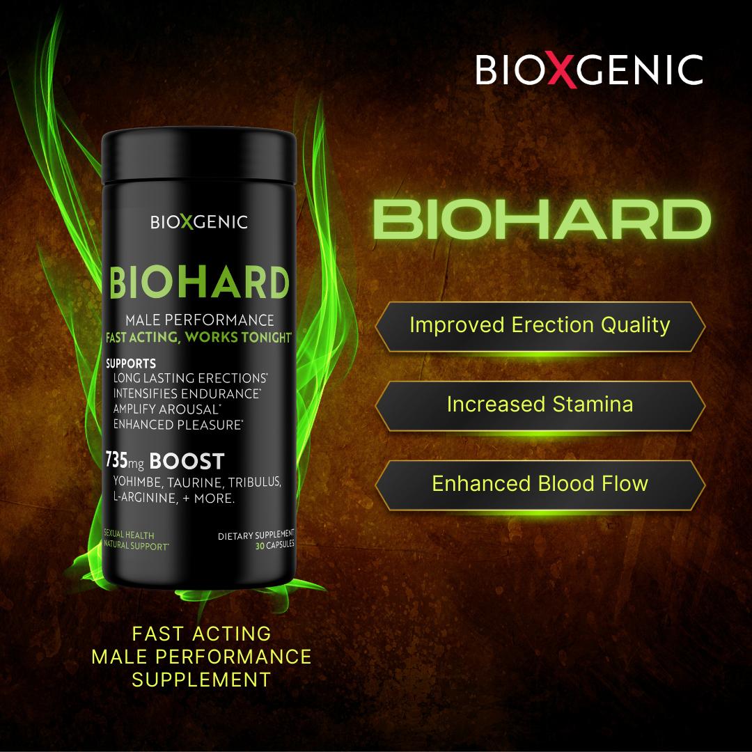 BioXgenic BioHard Male Performance Booster, 30 view 2