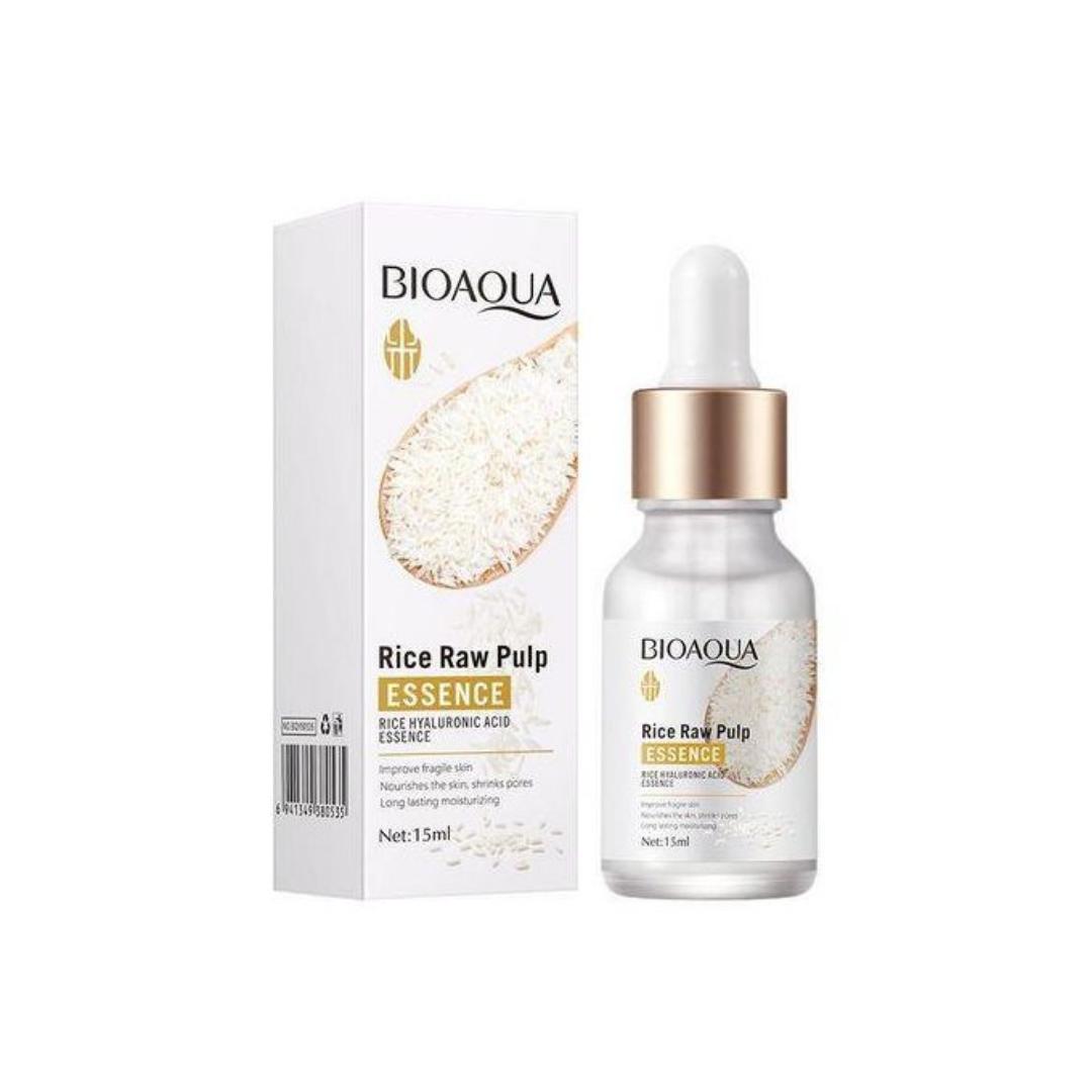 6IN1 BIOAQUA RICE PUREE SKINCARE SERIES  FOR Brightening-anti-wrinkle (CLEANSER,TONER,SERUM,EYECREAM, FACIAL CREAM AND FACE LOTION)