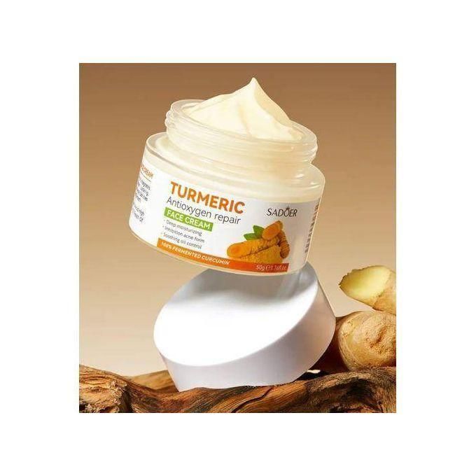 SADOER Turmeric Cream, Anti Acnes, Oil Control Tumeric Face Controls Oil, Moisturize