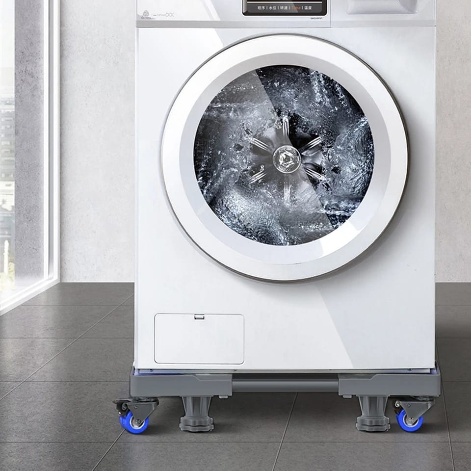 HEAVY DUTY WASHING MACHINE/FRIDGE/COOKER STAND BASE WITH EXTRA ADJUSTABLE STANDS