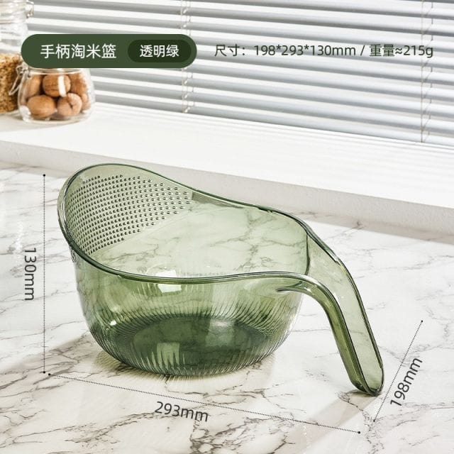 Acrylic Colander Sieve Strainer Rice Drainer Fruits Vegetables
