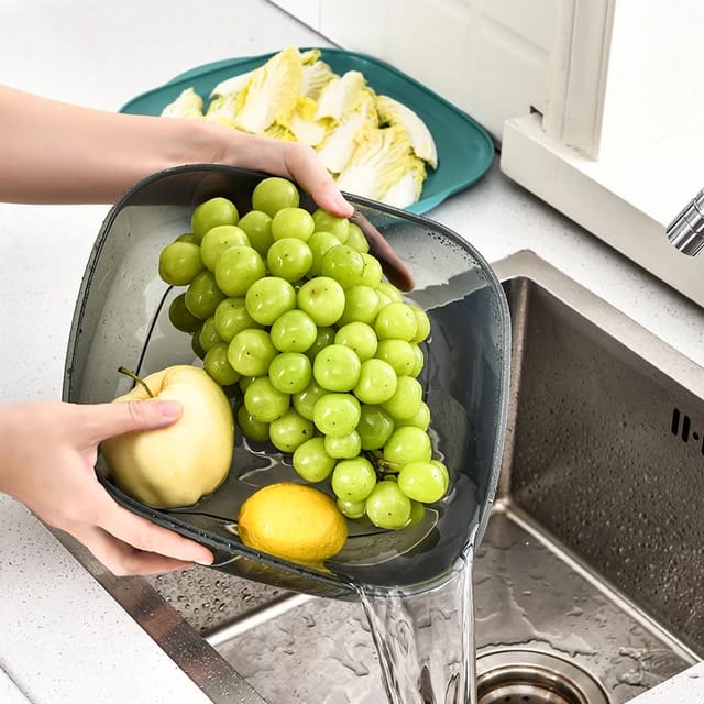 Square Acrylic Food Cover With Top & Bottom Microwave Friendly Microwave safe cover