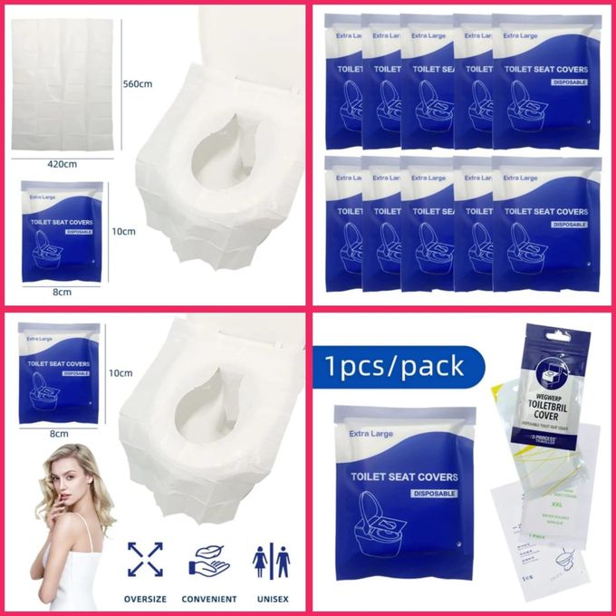 10pcs set Disposable Toilet Seat Covers Well Packed In Individual Pack