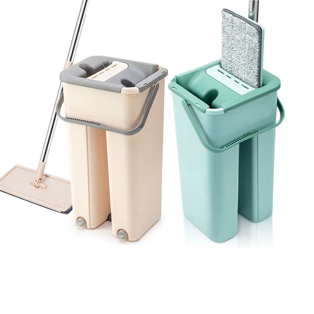 High Quality Flat Vertex Mop With Bucket And Extra Cleaning clothe