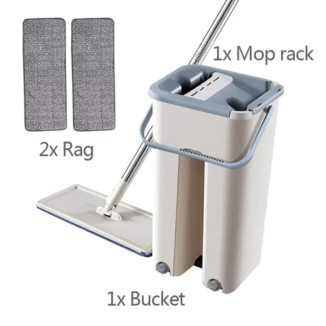 High Quality Flat Vertex Mop With Bucket And Extra Cleaning clothe