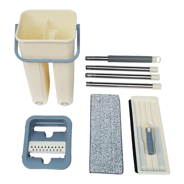High Quality Flat Vertex Mop With Bucket And Extra Cleaning clothe