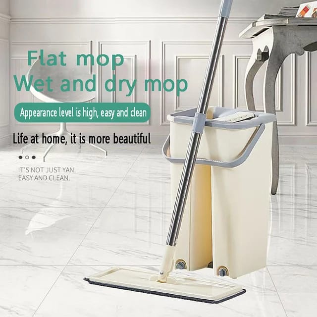 High Quality Flat Vertex Mop With Bucket And Extra Cleaning clothe