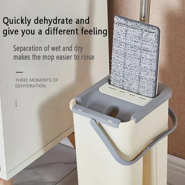 High Quality Flat Vertex Mop With Bucket And Extra Cleaning clothe