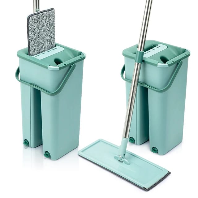 High Quality Flat Vertex Mop With Bucket And Extra Cleaning clothe