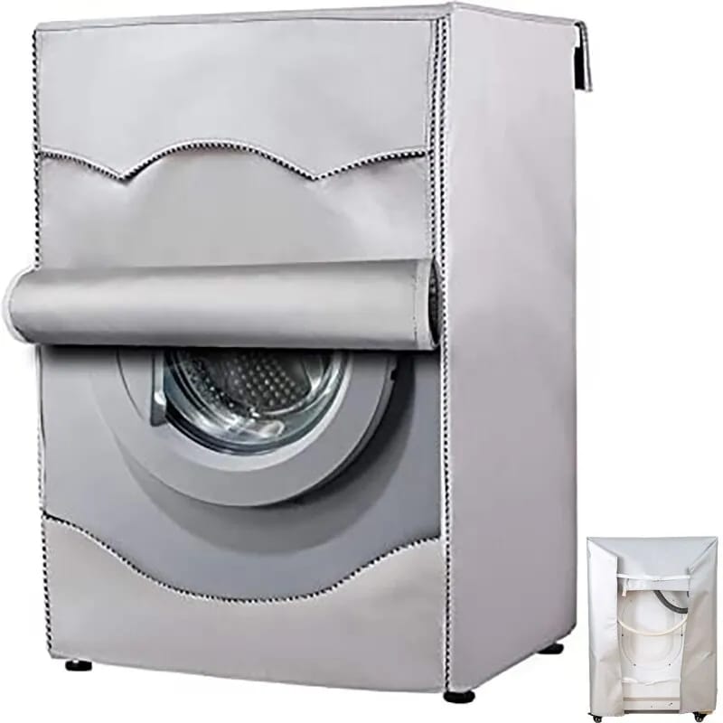 Front load washing machine cover .
Size: 60*60*85cm
In grey/silver colour only and with a zipper*