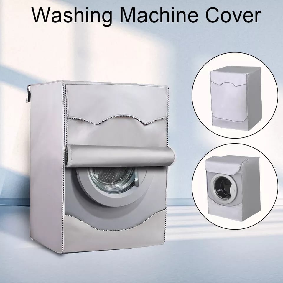 Front load washing machine cover .
Size: 60*60*85cm
In grey/silver colour only and with a zipper*