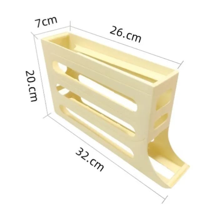 ♨4 layer Rolling egg hplder/dispenser Holds 30 eggs▪Available in white and beige