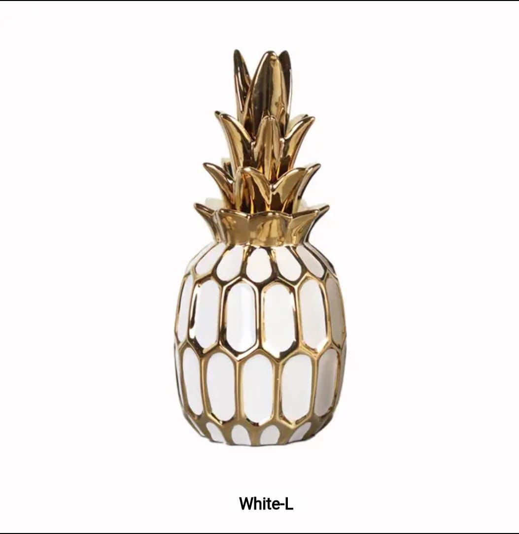 ✅Decorative luxury pineapple sculpture for home/office decoration