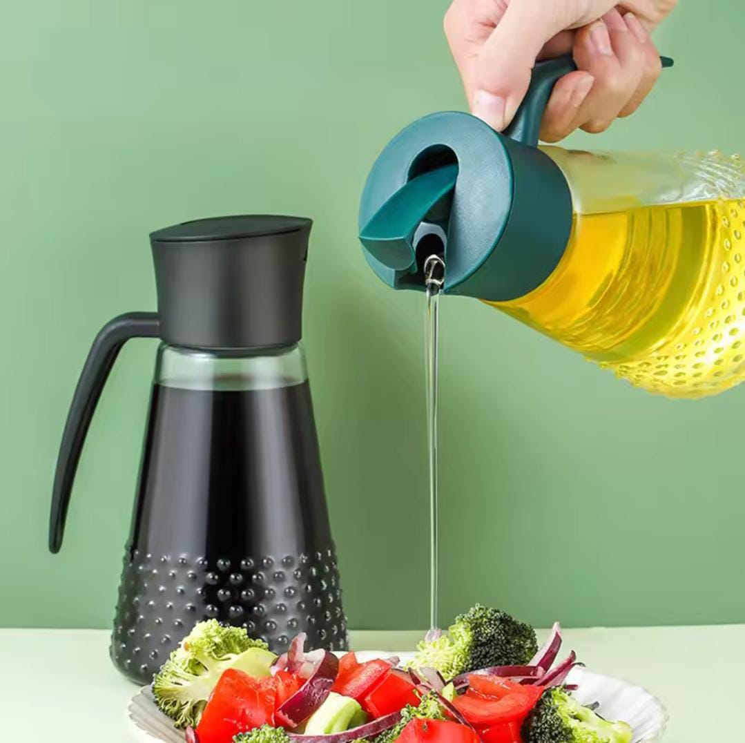 Back in stock 
630Ml Oil dispense Colours: Green & Black