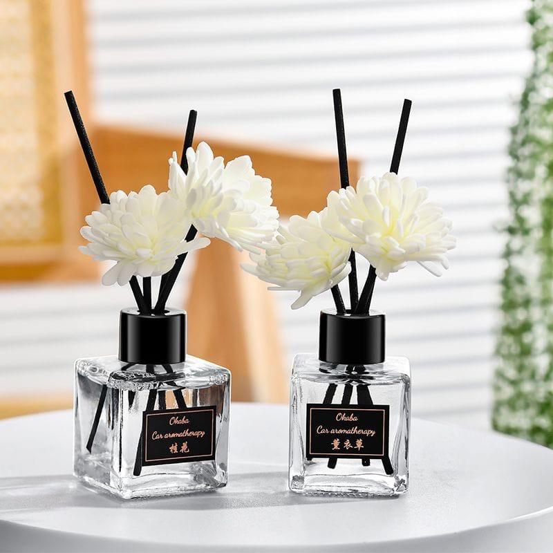 Aromatherapy Reed Diffusers
▪Capacity 50ml
▪Available in different scents osmanthus, shangrila and Gardenia
▪Ideal for hotel, bedroom, living room, office etc